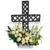 Arreglo Fúnebre: Cruz Abrazo Eterno