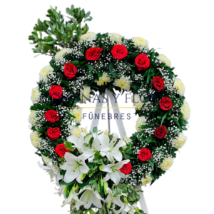 Corona Fúnebre: Aura Cascada Amorosa