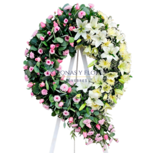 Corona Fúnebre Aura Cascada de Cariño 1LOG